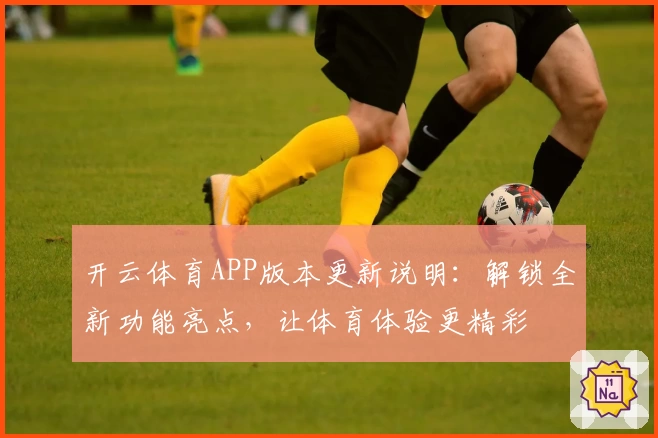 开云体育APP版本更新说明：解锁全新功能亮点，让体育体验更精彩