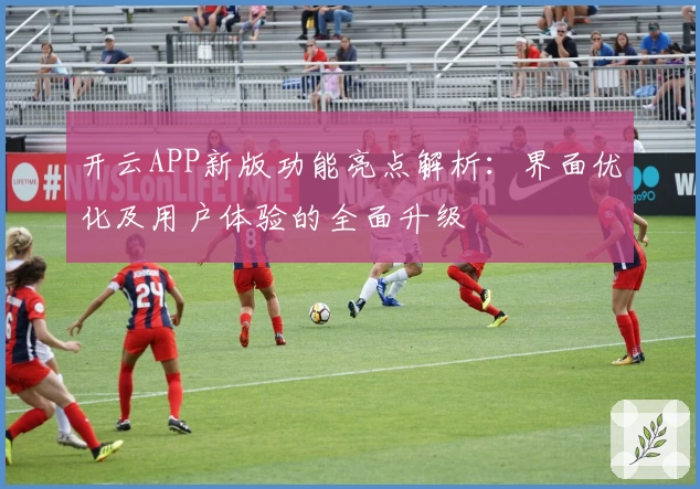 开云APP新版功能亮点解析：界面优化及用户体验的全面升级